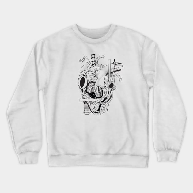 Someday Soon - Heart Crewneck Sweatshirt by castlepop